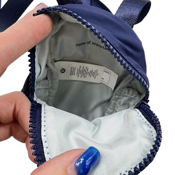 Lululemon City Adventurer Nano Crossbody Bag Symphony Blue New Without Tags - Picture 3 of 8